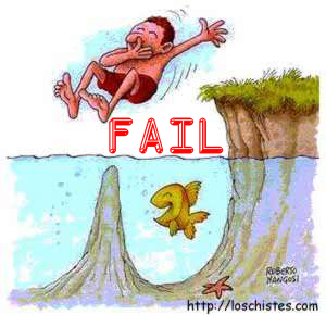 Fail - Jumping in Water