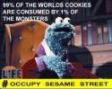 Cookie Monster Occupy Sesame Street