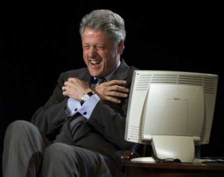 Clinton Laughing
