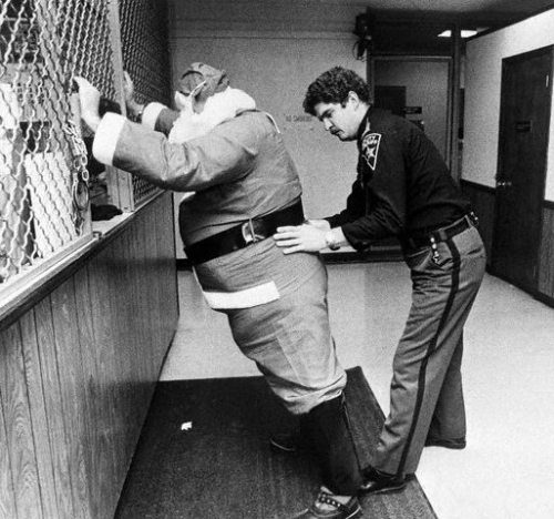 Arrested Santa