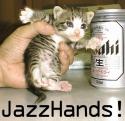 jazz hands cat
