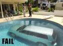FAIL Van in Swimming Pool